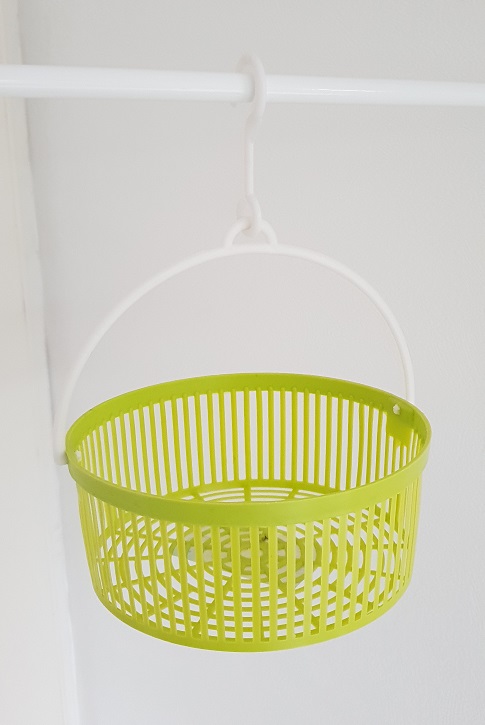 Mandje voor wasknijpers groen