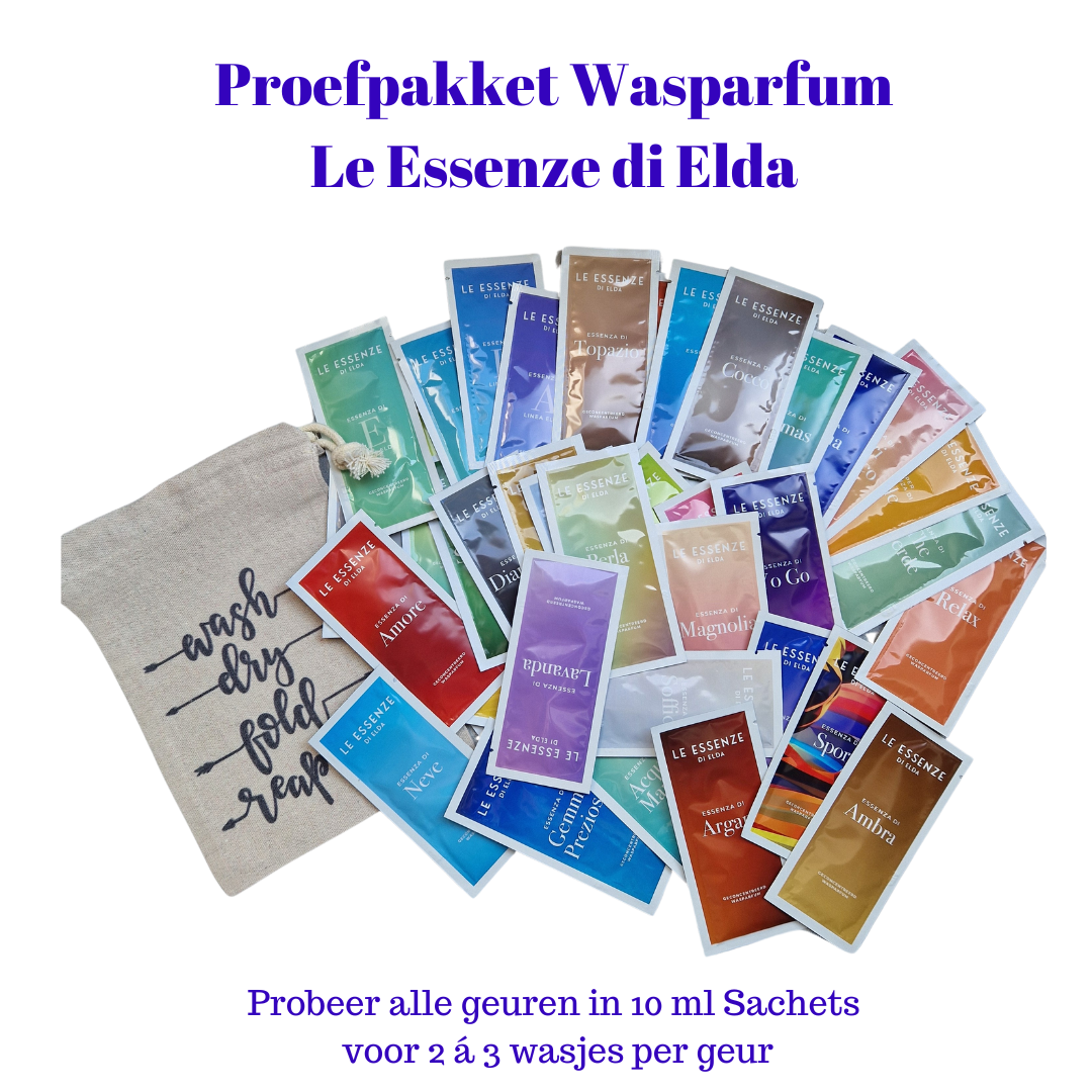 Proefpakket Wasparfum alle geuren le essenze di elda