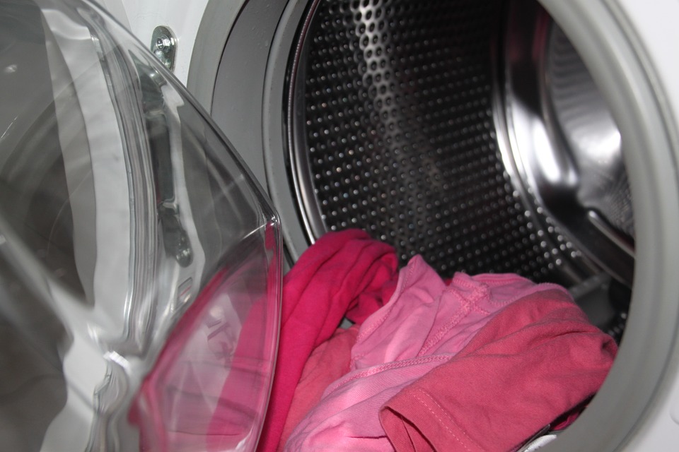 kleding in de trommel